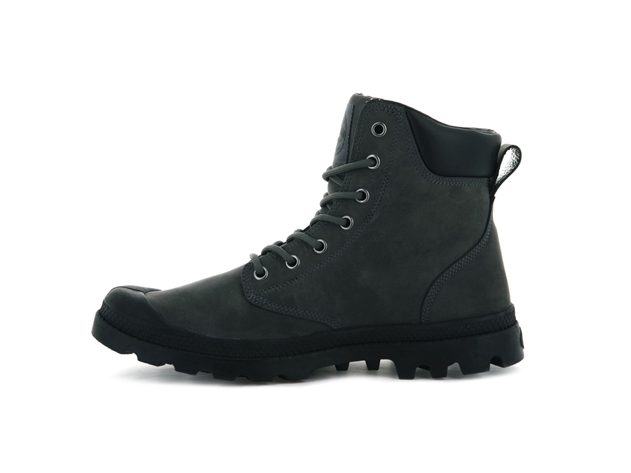 Palladium Pampa Cuff Wp Lux Zwart | NNX589MT