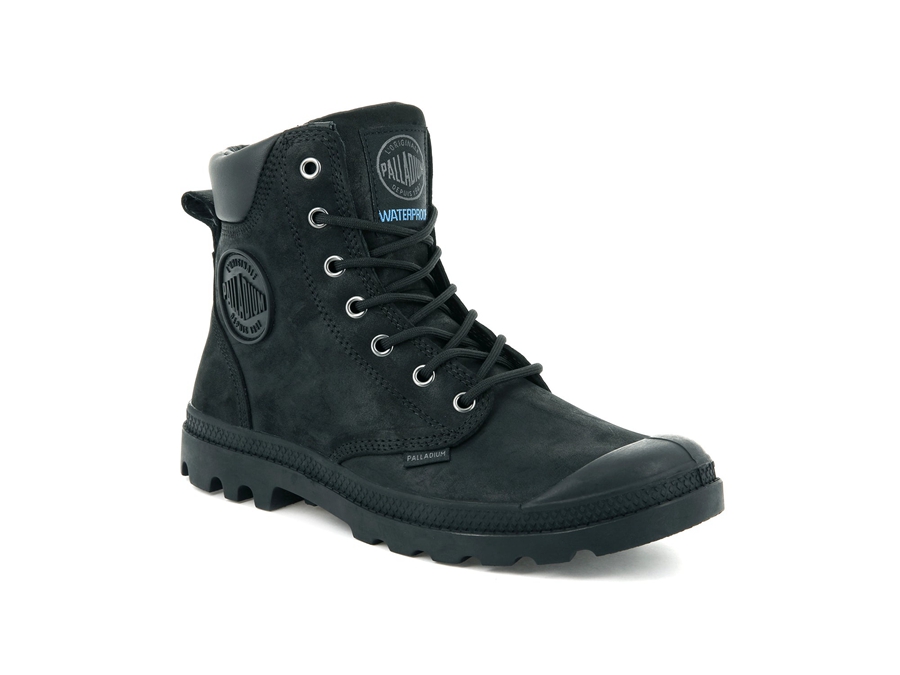 Palladium Pampa Cuff Wp Lux Zwart | SMB4768CZ