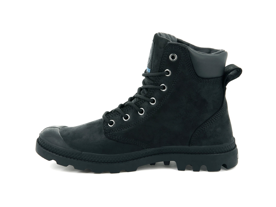Palladium Pampa Cuff Wp Lux Zwart | SMB4768CZ