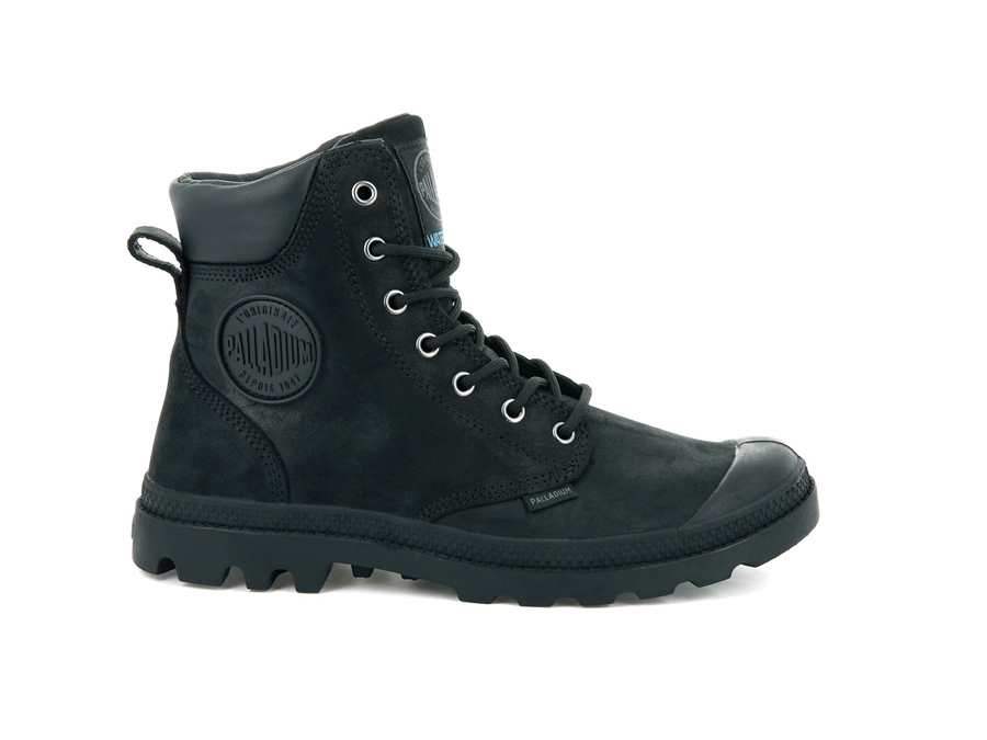 Palladium Pampa Cuff Wp Lux Zwart | SMB4768CZ