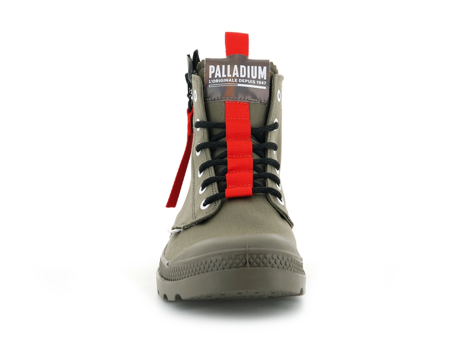 Palladium Pampa Hi Ticket To Earth Groen | AEL9537WF