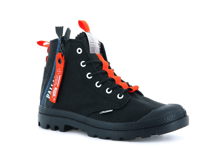 Palladium Pampa Hi Ticket To Earth Zwart | EUB4957DZ