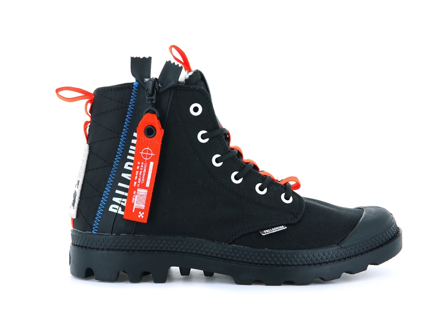 Palladium Pampa Hi Ticket To Earth Zwart | EUB4957DZ