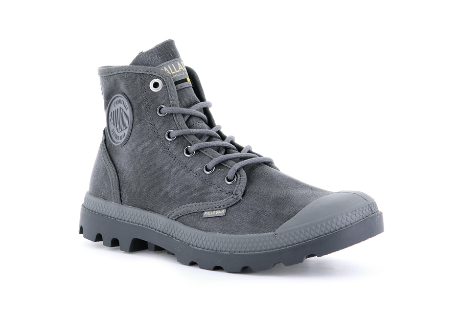 Palladium Pampa Hi Wax Grijs | ICW6970ZW