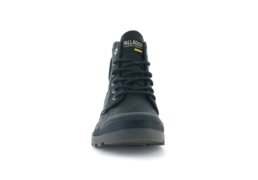 Palladium Pampa Hi Wax Zwart | NAZ7353IL