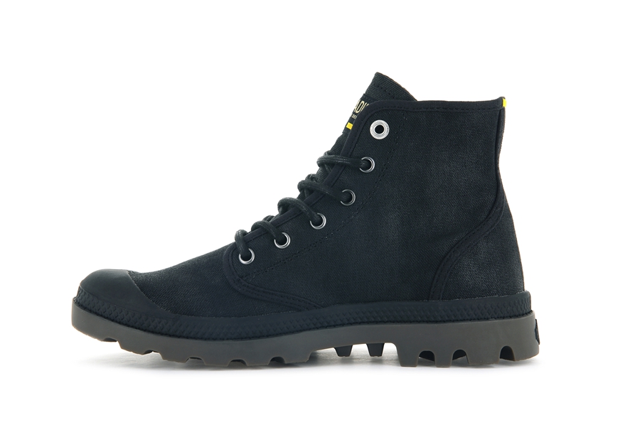 Palladium Pampa Hi Wax Zwart | NAZ7353IL