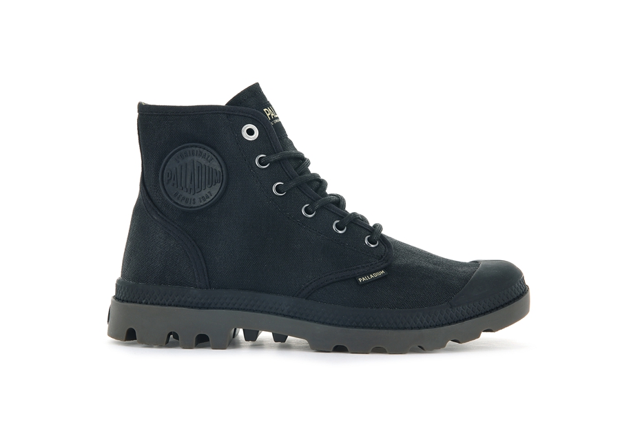 Palladium Pampa Hi Wax Zwart | NAZ7353IL