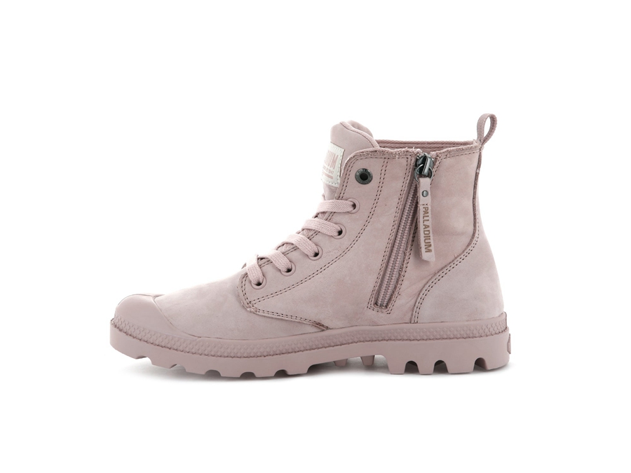 Palladium Pampa Hi Zip Nubuck Roze | MGQ7197TI