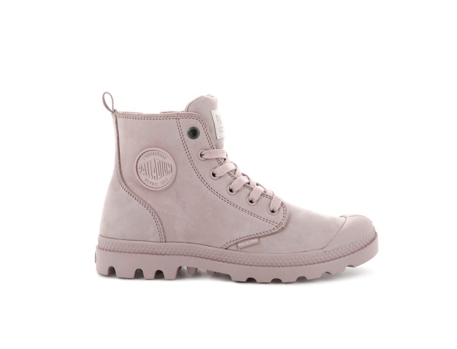Palladium Pampa Hi Zip Nubuck Roze | MGQ7197TI