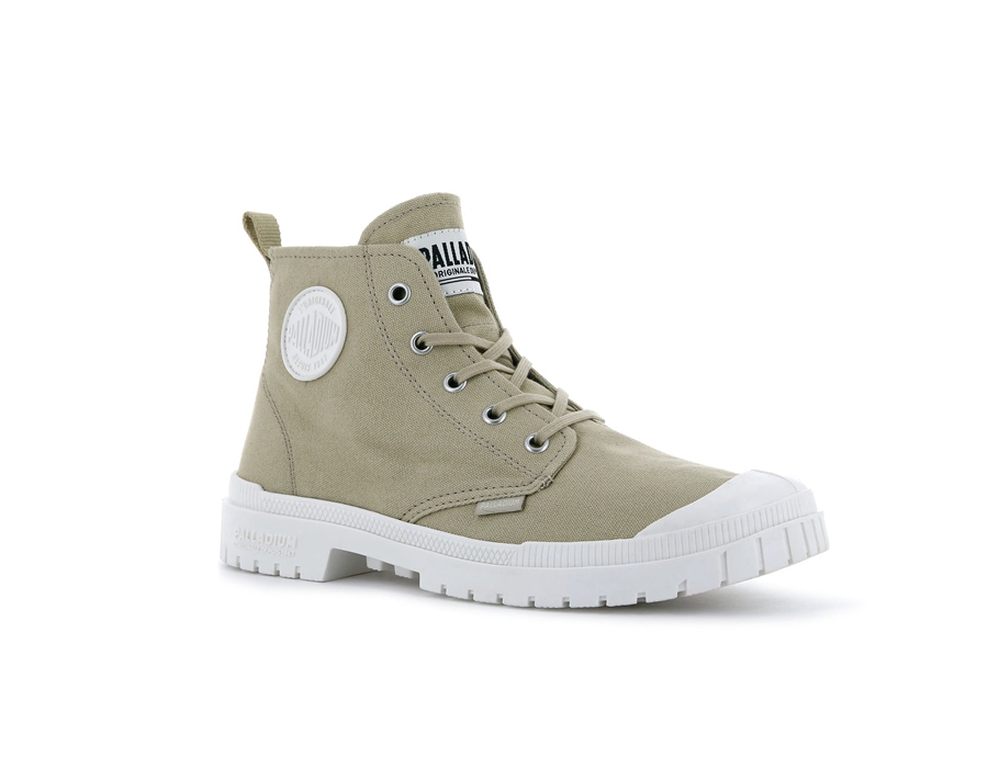 Palladium Pampa Sp20 Hi Canvas Groen | LDT8255TI