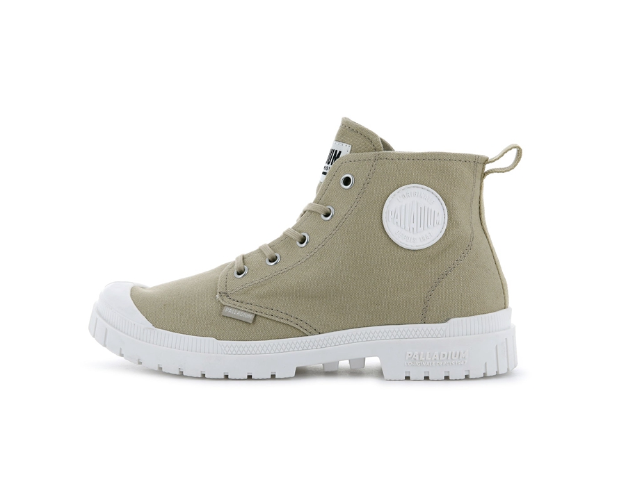 Palladium Pampa Sp20 Hi Canvas Groen | LDT8255TI