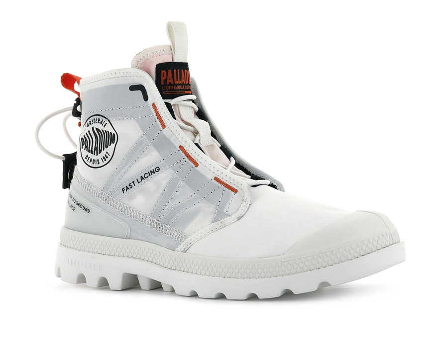 Palladium Pampa Travel Lite Wit | JCO1764PU