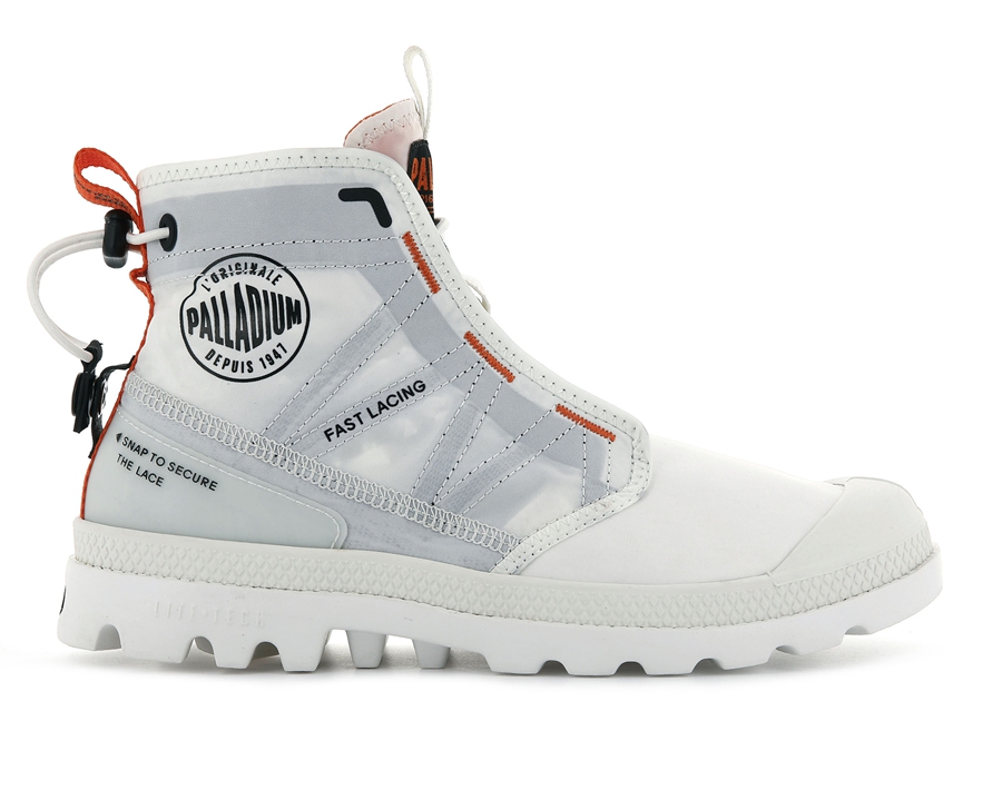 Palladium Pampa Travel Lite Wit | JCO1764PU