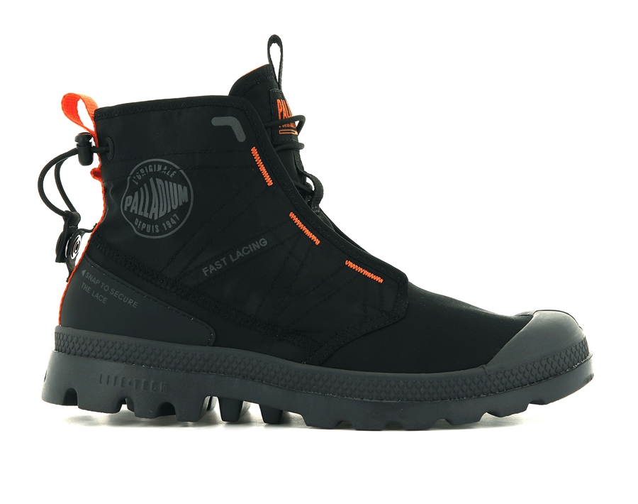 Palladium Pampa Travel Lite Zwart | YNN6646FN