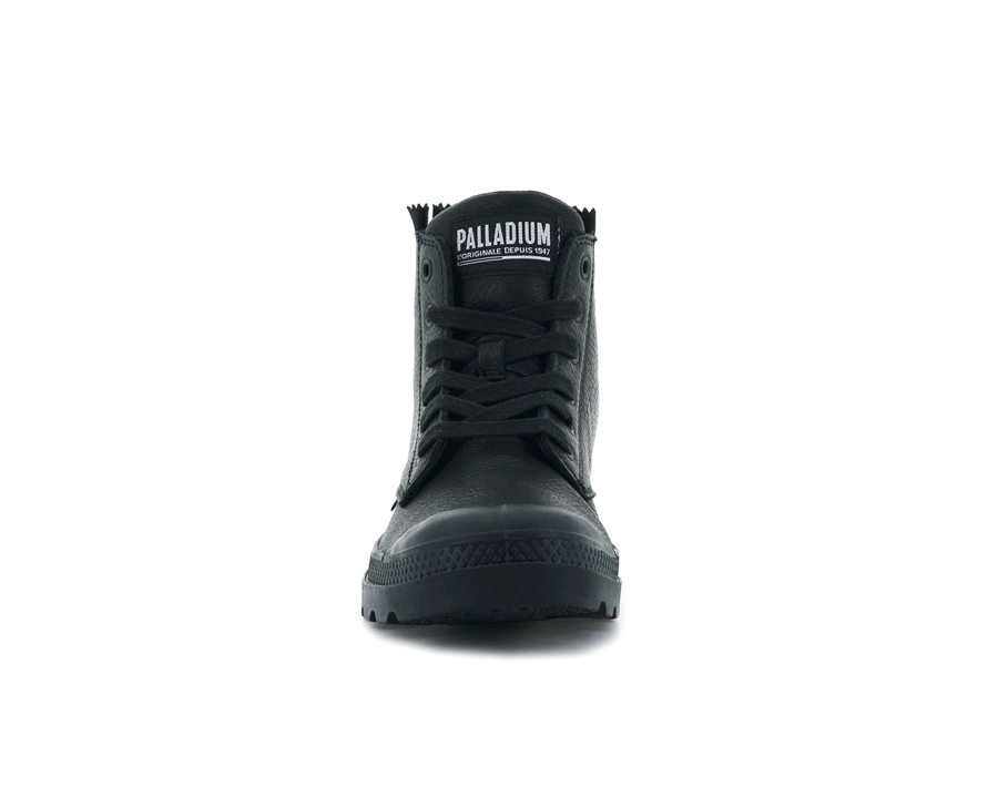 Palladium Pampa Ubn Zips Leren Zwart | TXD3166JE