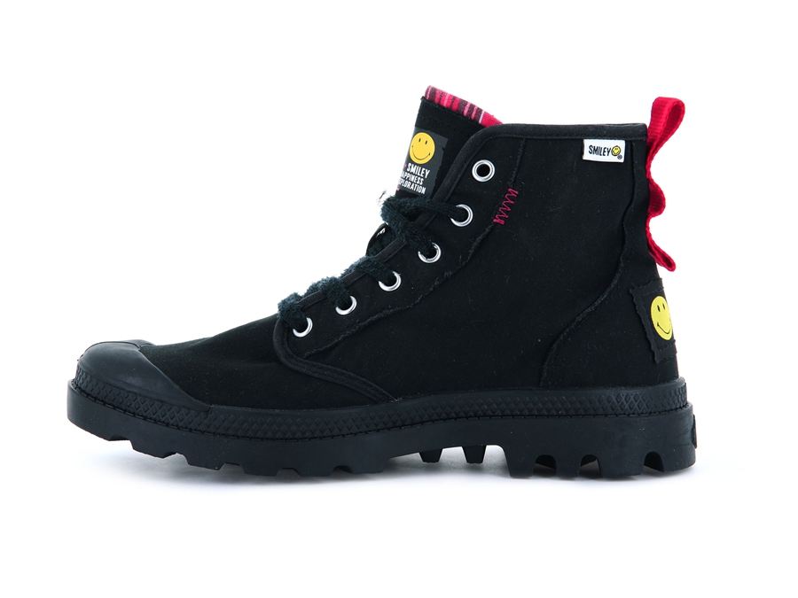 Palladium Pampa X Smiley 1970 Zwart | DIL551DK