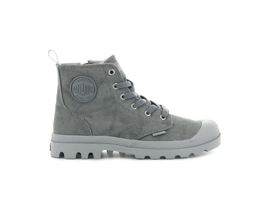 Palladium Pampa Zip Desertwash Donkergrijs | VMP2912SB