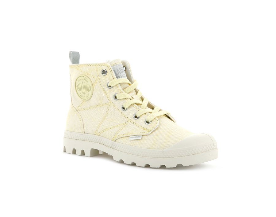 Palladium Pampa Zip Desertwash Geel | MOG8294GA