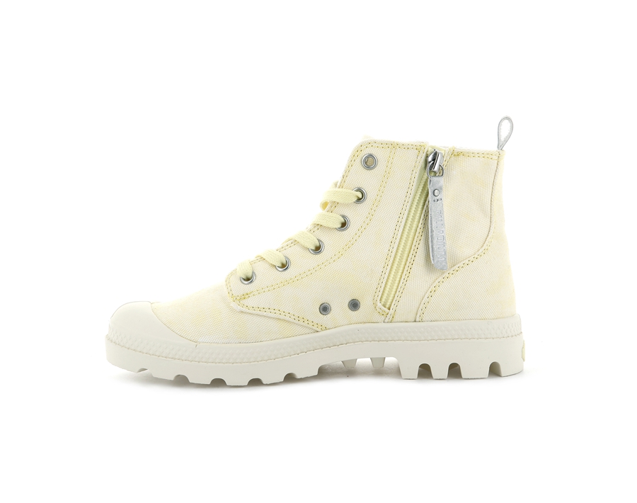 Palladium Pampa Zip Desertwash Geel | MOG8294GA