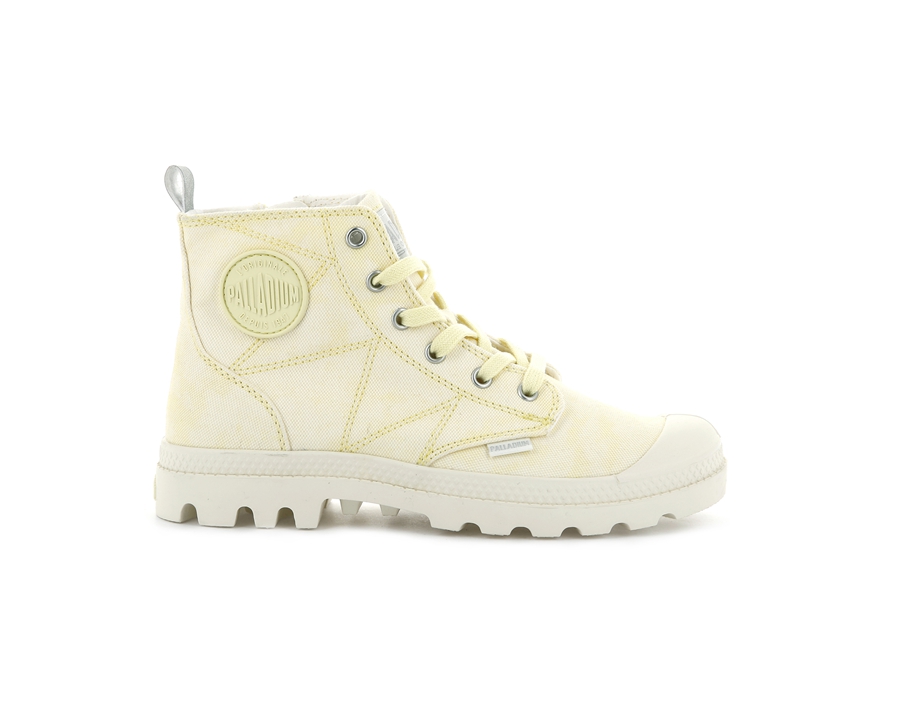 Palladium Pampa Zip Desertwash Geel | MOG8294GA