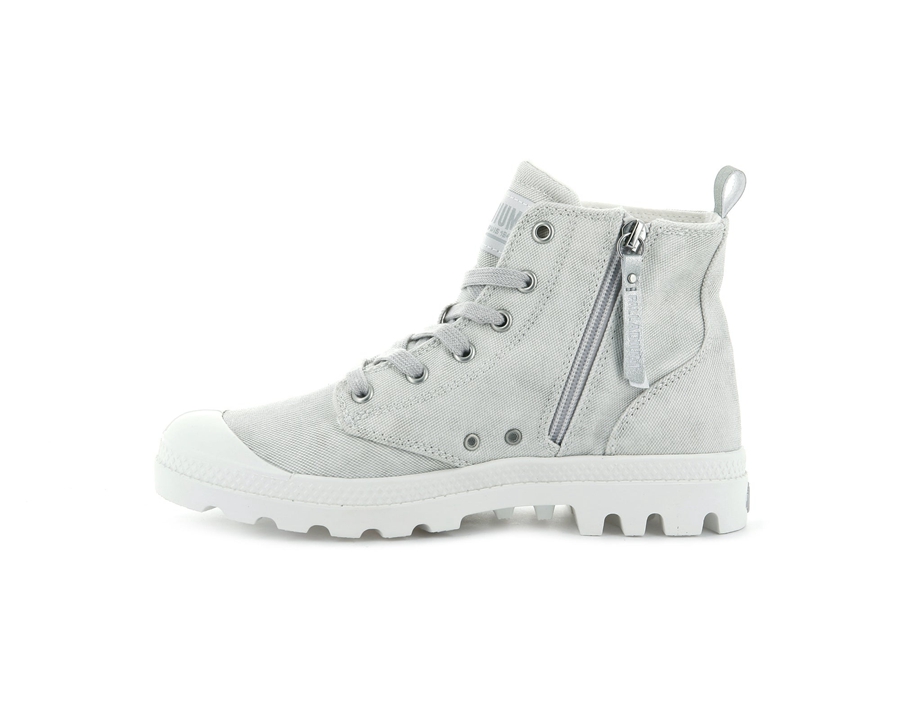 Palladium Pampa Zip Desertwash Wit | HTY3057QG